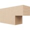 Ekena Millwork 4in. W x 6in. H x 12in. L Chapel Hill Woodgrain TimberThane Rafter Tail, Primed Tan RFTUR04X06X12CHPRCPR - alternate 1